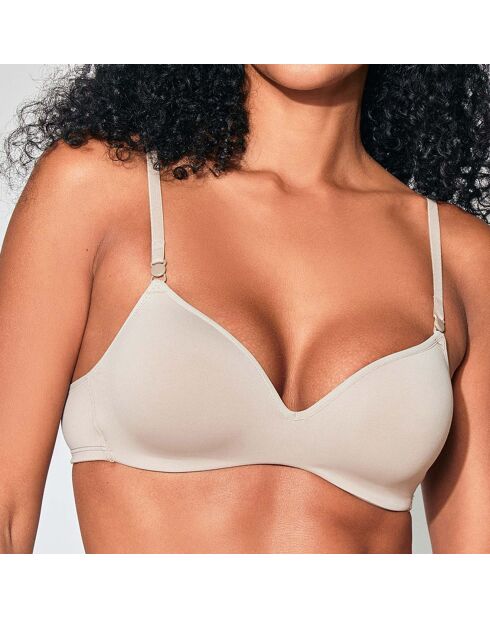 Soutien-gorge sans armature sépia