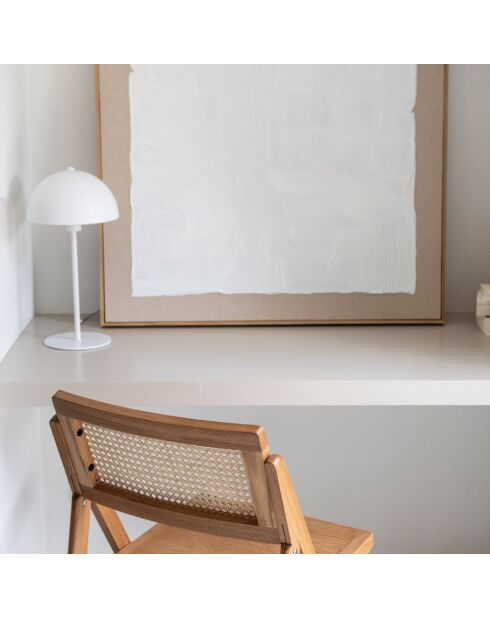 Lampe Parapluie Métal blanche - Ø20x39 cm