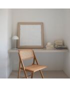 Lampe Parapluie Métal blanche - Ø20x39 cm