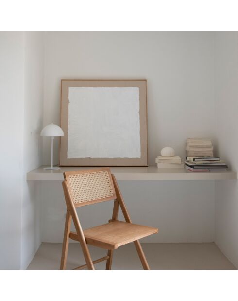 Lampe Parapluie Métal blanche - Ø20x39 cm