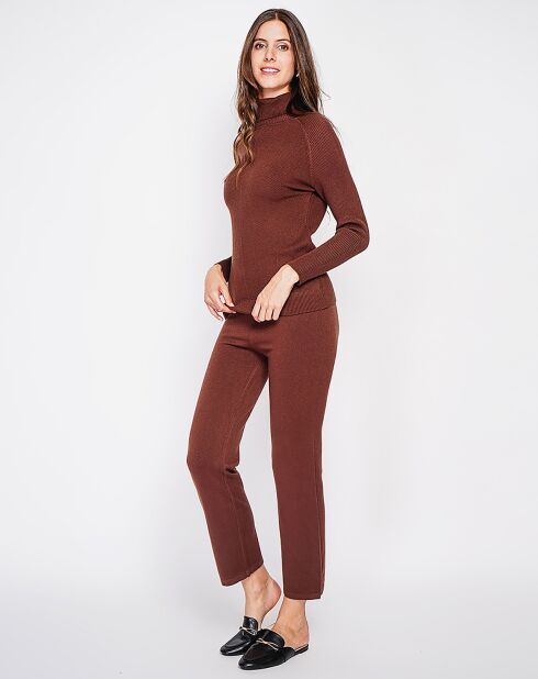 Ensemble Pantalon & Pull en Cachemire mélangé Tess cafe
