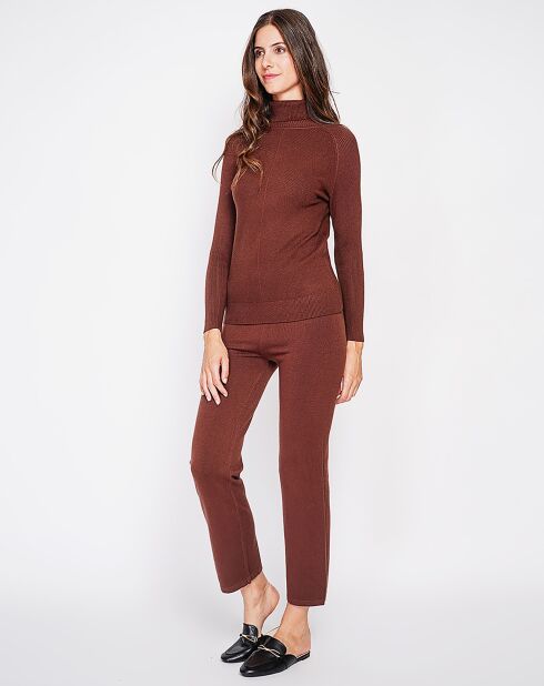 Ensemble Pantalon & Pull en Cachemire mélangé Tess cafe