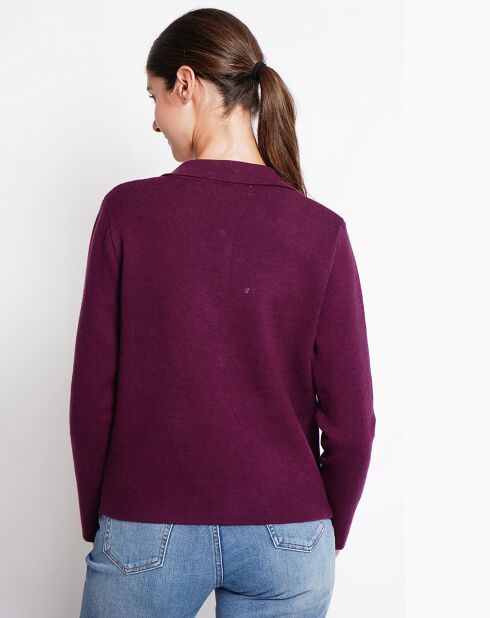 Veste Marta bordeaux