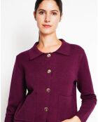 Veste Marta bordeaux