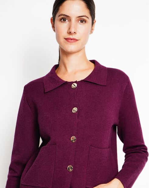 Veste Marta bordeaux