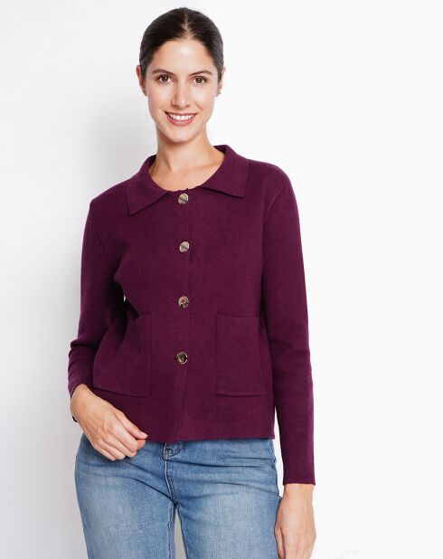 Veste Marta bordeaux