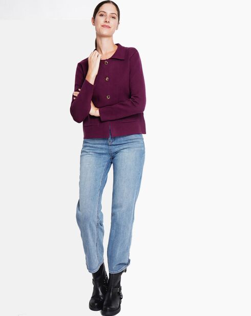 Veste Marta bordeaux