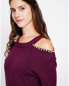 Robe Pauline bordeaux