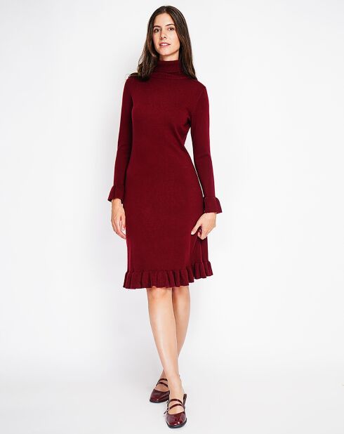 Robe Perrine bordeaux