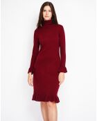 Robe Perrine bordeaux