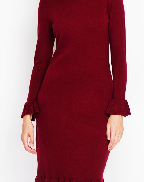Robe Perrine bordeaux