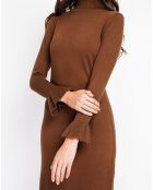 Robe Perrine marron