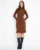 Robe Perrine marron