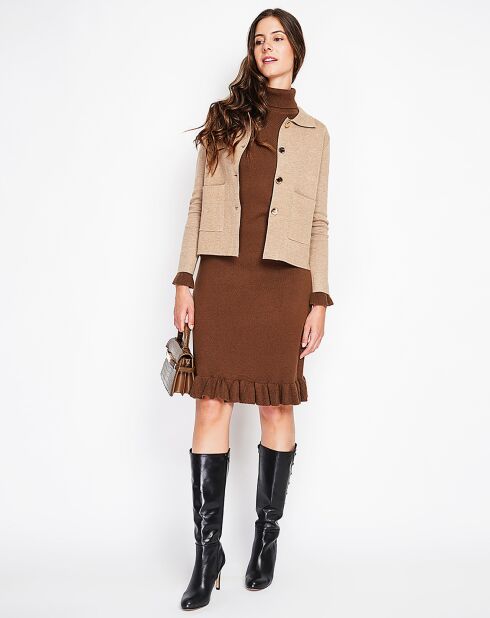 Robe Perrine marron