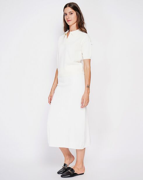Pull manches courtes Maya naturel
