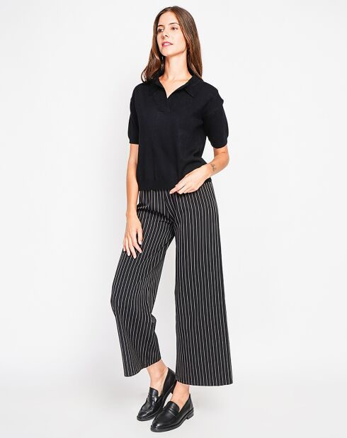 Pull manches courtes Maya noir