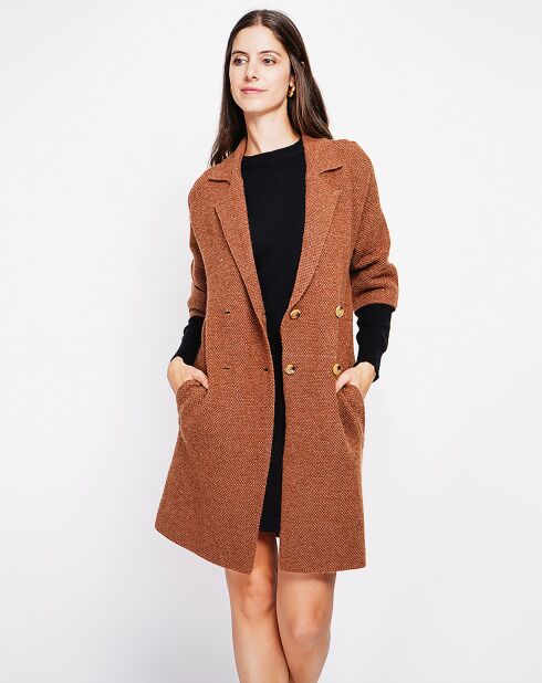 Manteau Salomé marron