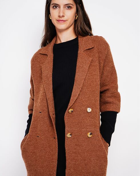 Manteau Salomé marron