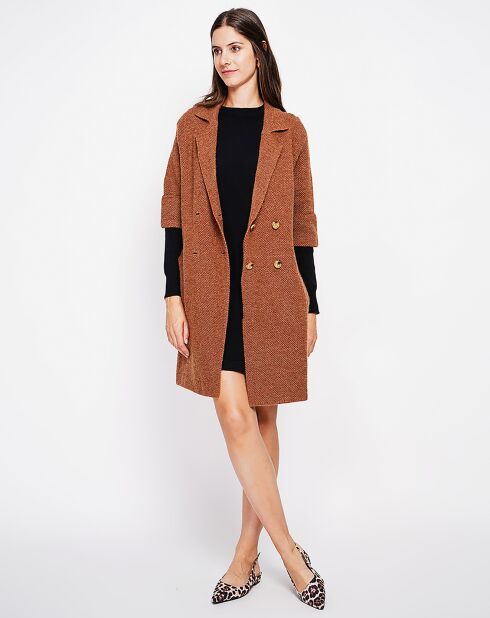 Manteau Salomé marron