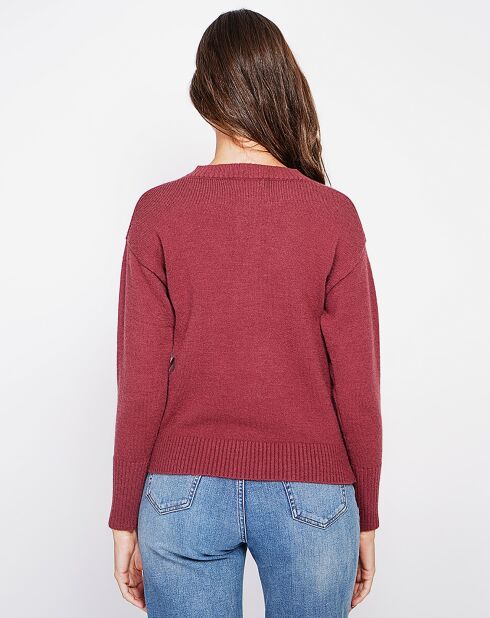 Cardigan Justine bordeaux