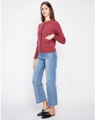 Cardigan Justine bordeaux