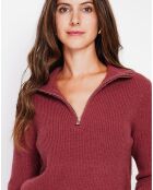 Pull Sofia bordeaux