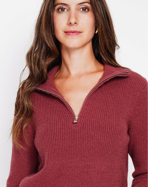 Pull Sofia bordeaux
