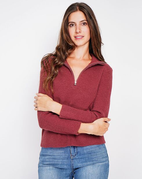 Pull Sofia bordeaux