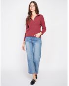 Pull Sofia bordeaux
