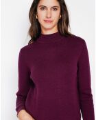 Pull Sophie bordeaux