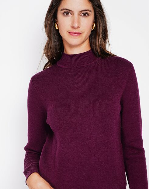 Pull Sophie bordeaux
