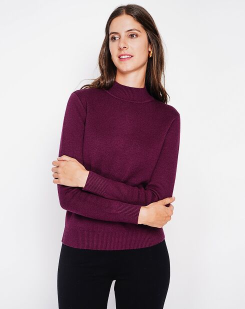 Pull Sophie bordeaux