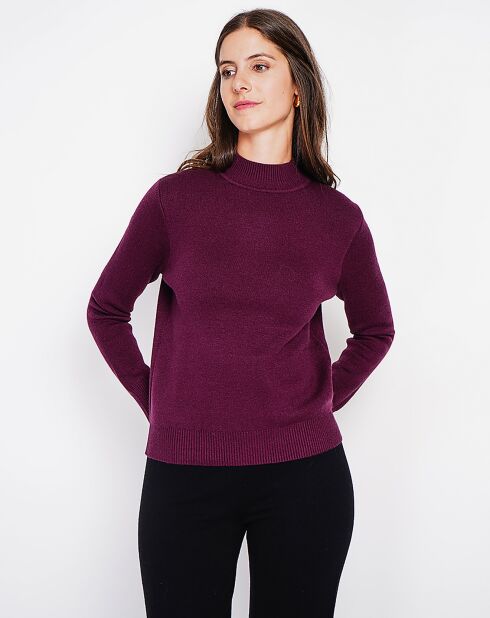 Pull Sophie bordeaux