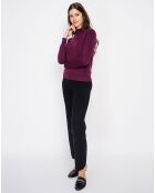Pull Sophie bordeaux