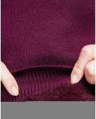 Pull Sophie bordeaux