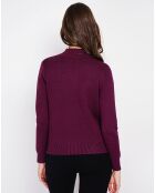 Pull Sophie bordeaux