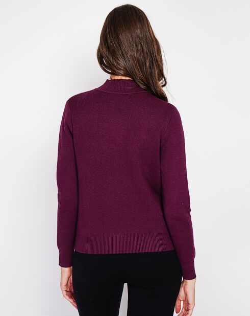 Pull Sophie bordeaux