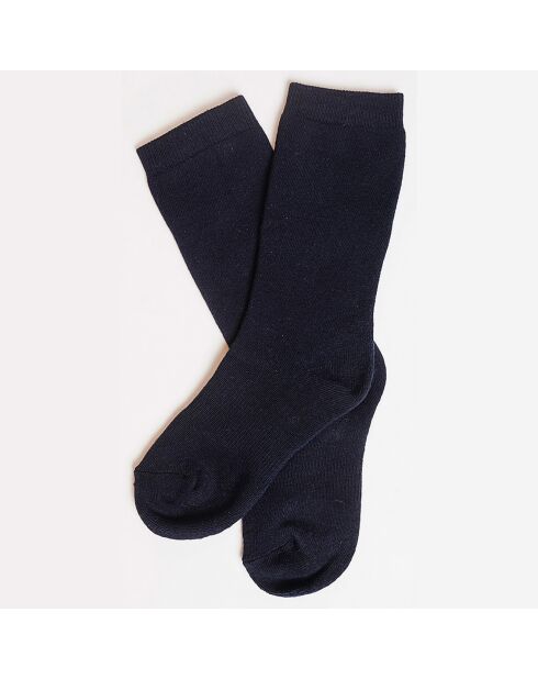 Chaussettes Paula bleu nuit