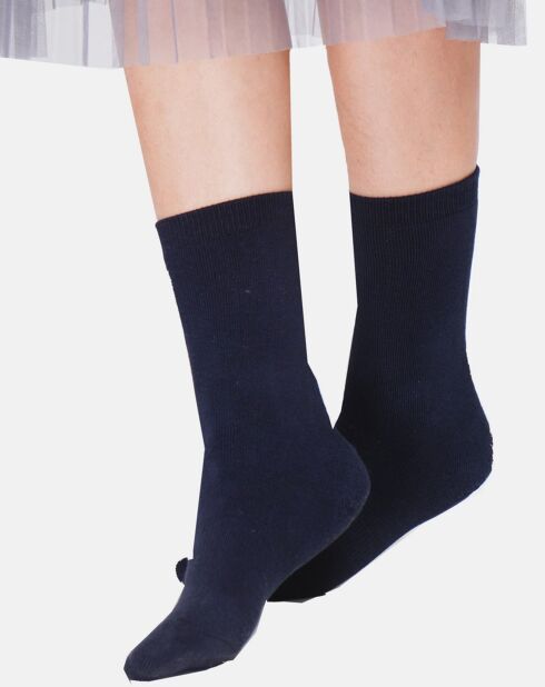 Chaussettes Paula bleu nuit