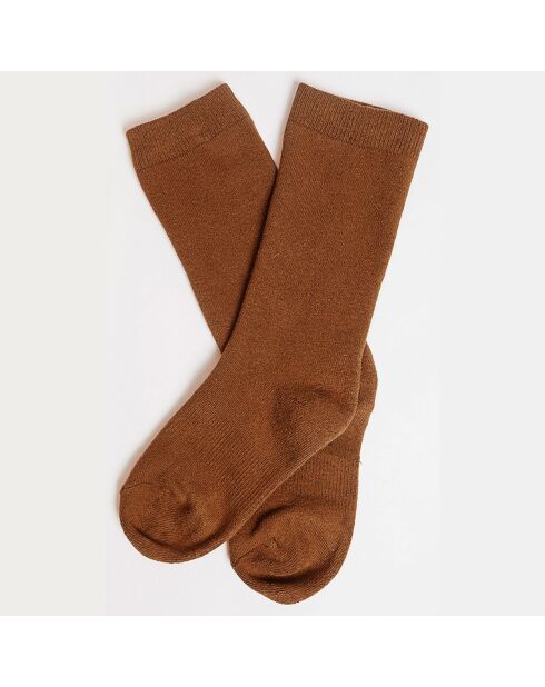 Chaussettes Paula marron
