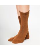 Chaussettes Paula marron