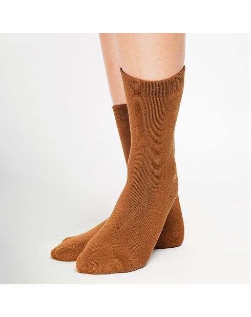 Chaussettes Paula marron