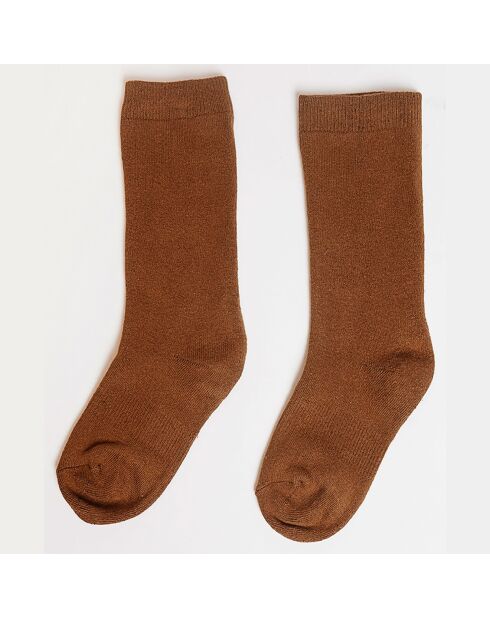 Chaussettes Paula marron