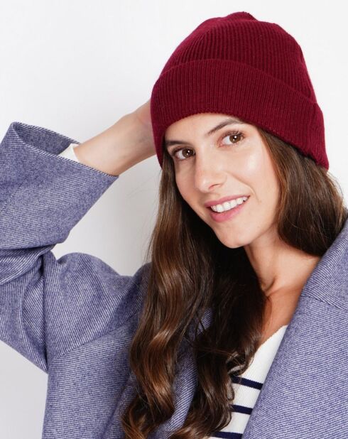 Bonnet Lola bordeaux