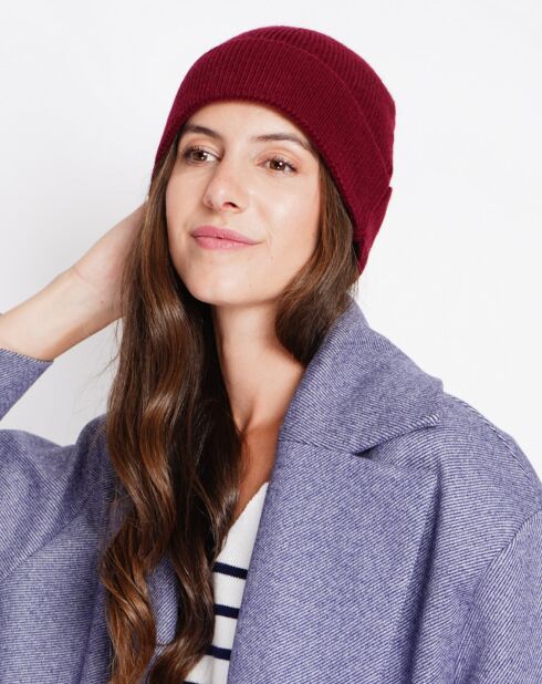 Bonnet Lola bordeaux
