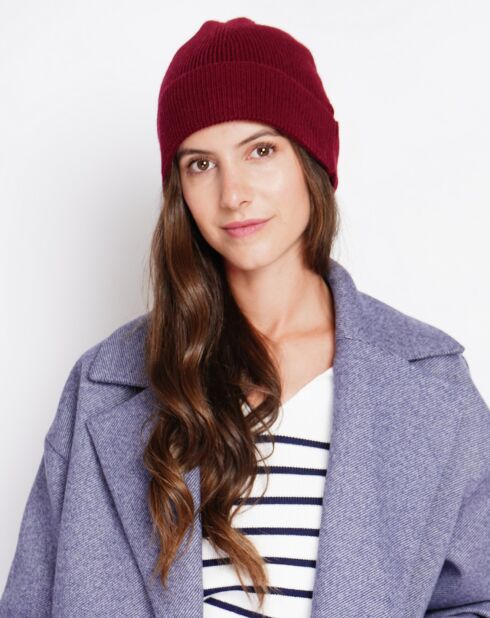 Bonnet Lola bordeaux