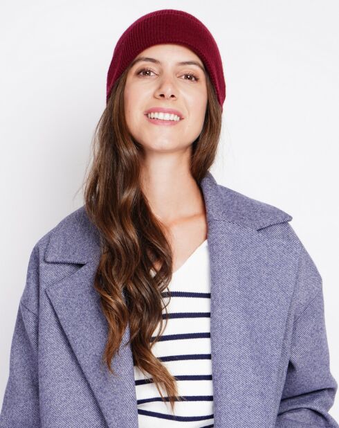 Bonnet Lola bordeaux