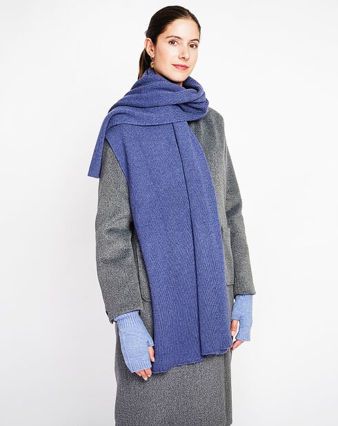 Echarpe  Manon bleu nuit