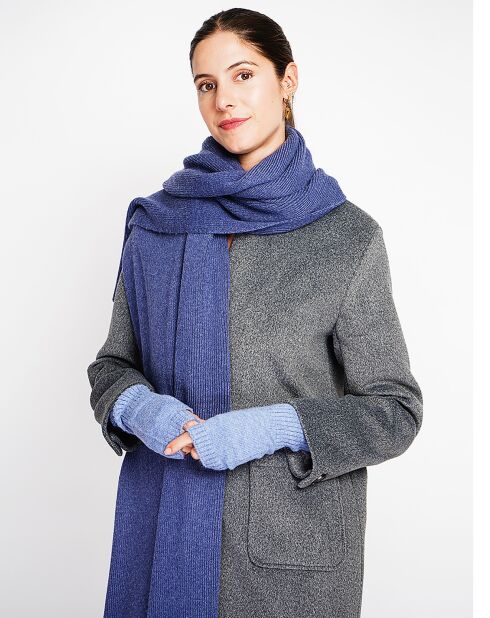 Echarpe  Manon bleu nuit