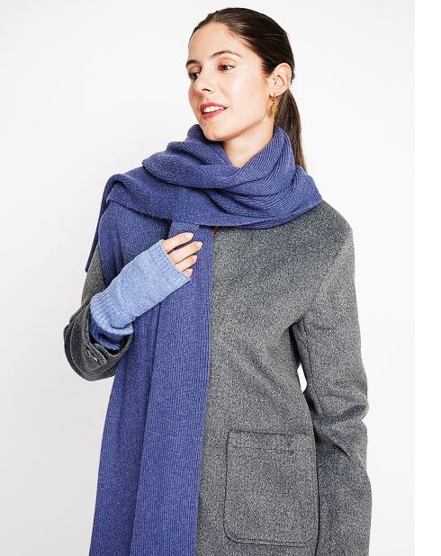 Echarpe  Manon bleu nuit